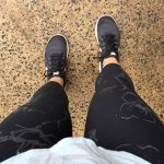Fabletics Capris Flowers Black