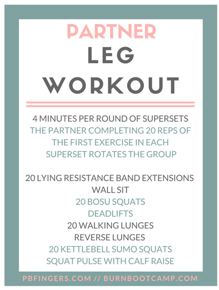 Partner Leg Workout