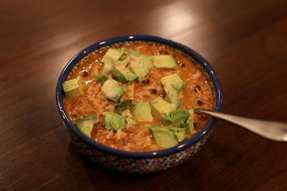 Queso Chicken Chili Crockpot