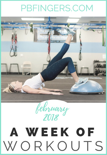 Week of Workouts 22 weeks pregnant