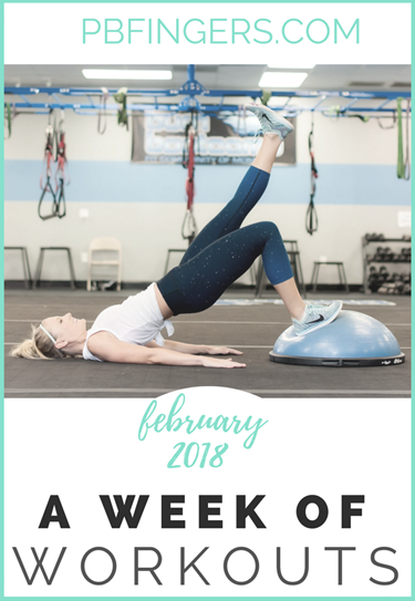 Week of Workouts 22 weeks pregnant