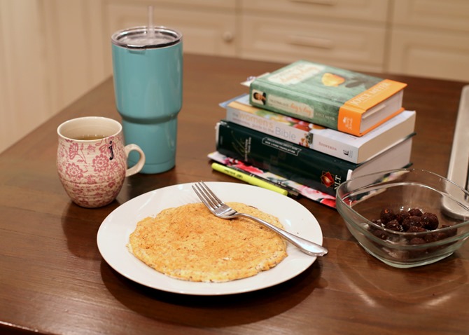 egg white oatmeal protein pancake