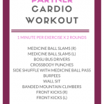 partner cardio workout