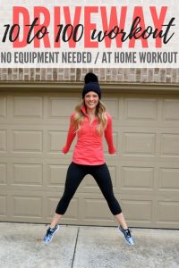 10 to 100 driveway workout