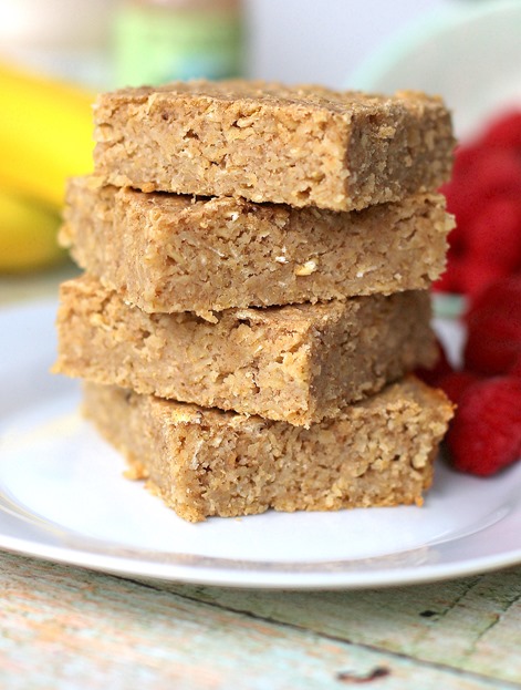 Healthy Blender Breakfast Bars - Kid Approved!