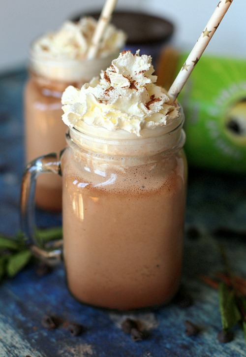 High Protein Frozen Hot Chocolate