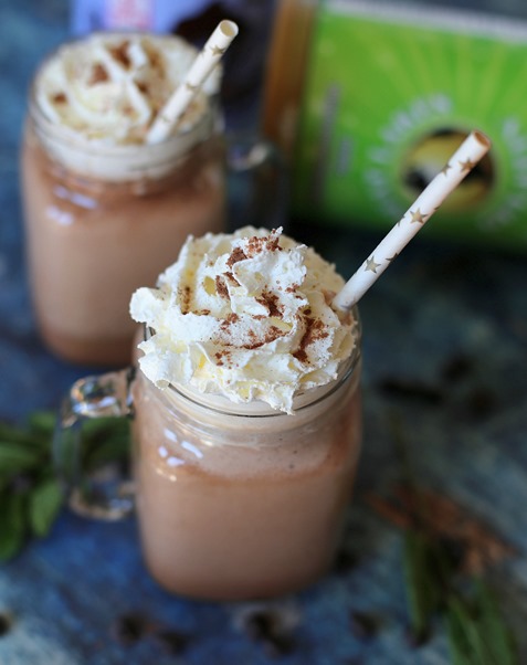 Hight Protein Frozen Hot Chocolate with Collagen