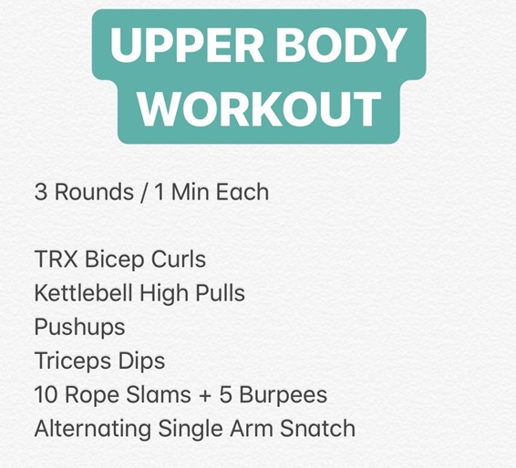 upper body workout at burn boot camp
