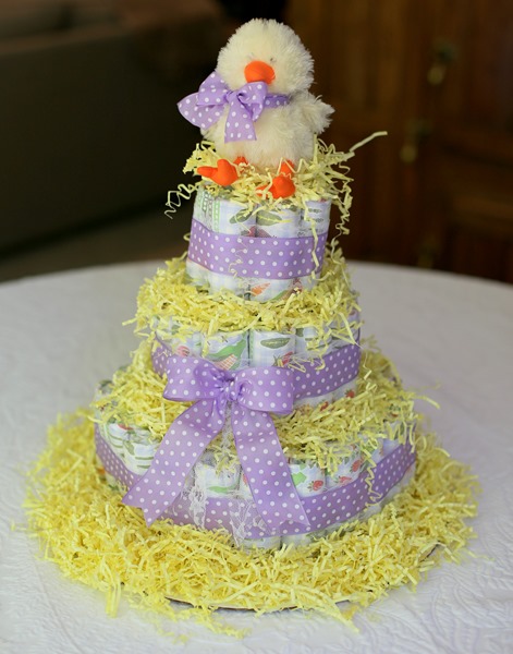 Baby Shower Diaper Cake Baby Shower Diaper Cake