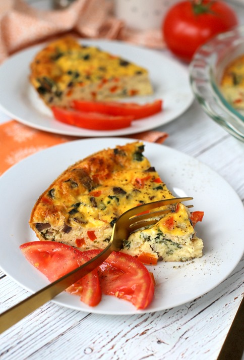Crowd Pleasing Crustless Vegetable Quiche