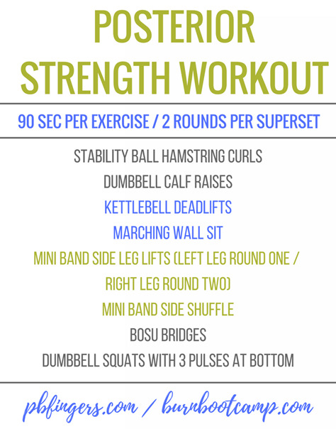 Posterior Strength Workout