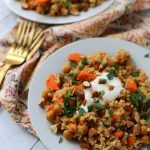 Roasted Chickpea Freekeh Salad