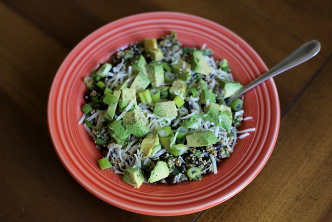 quinoa and black bean salad