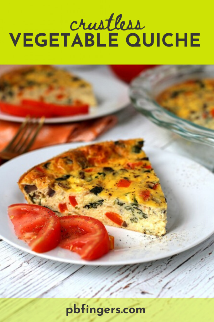 Crowd Pleasing Crustless Vegetable Quiche