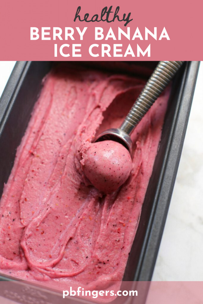 Healthy Berry Banana Ice Cream