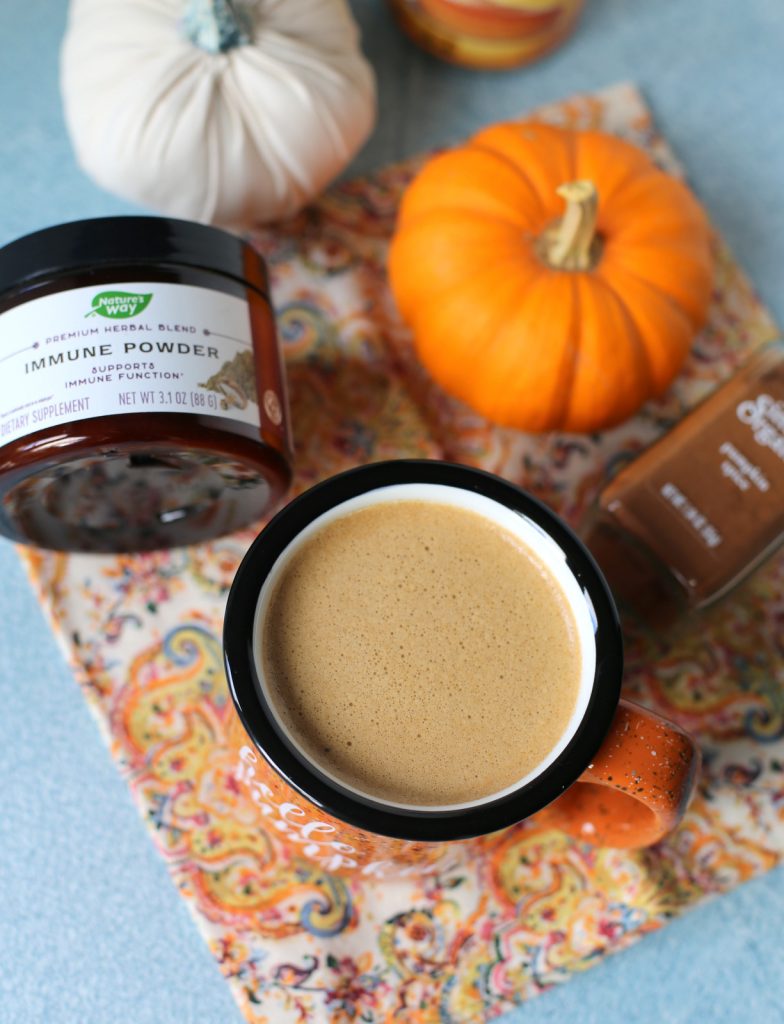 Immune Boosting Pumpkin Spice Latte