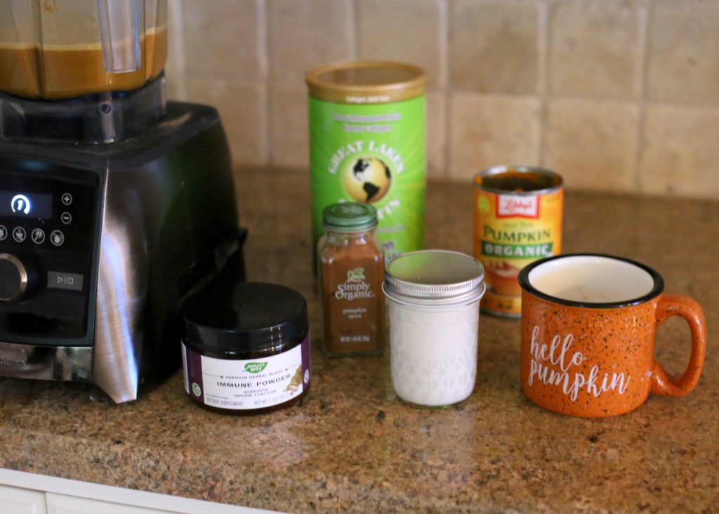 Immune Boosting Pumpkin Spice Latte