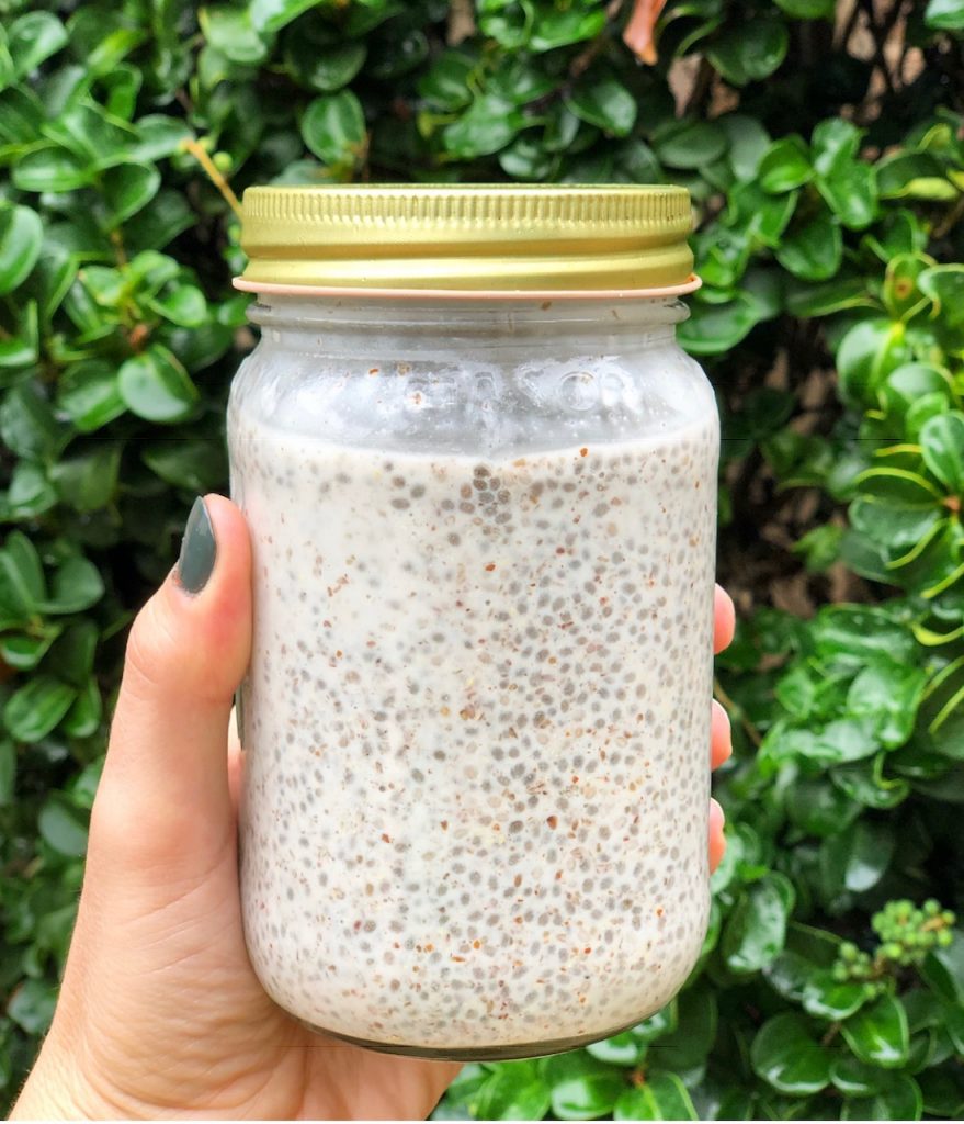 Mason Jar Chia Seed Pudding