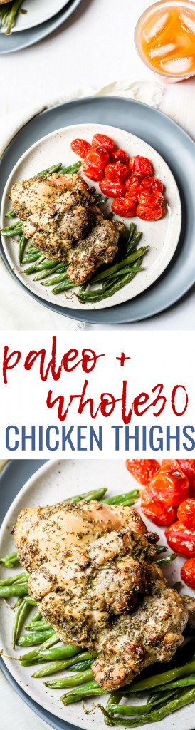 Paleo Whole30 Chicken Thighs
