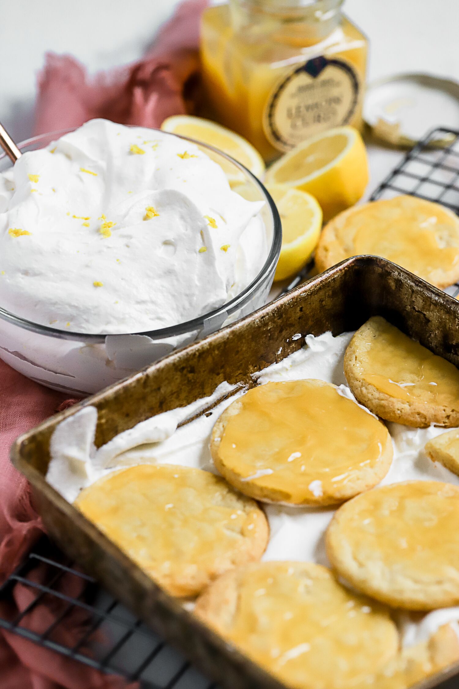 lemon sugar cookie icebox