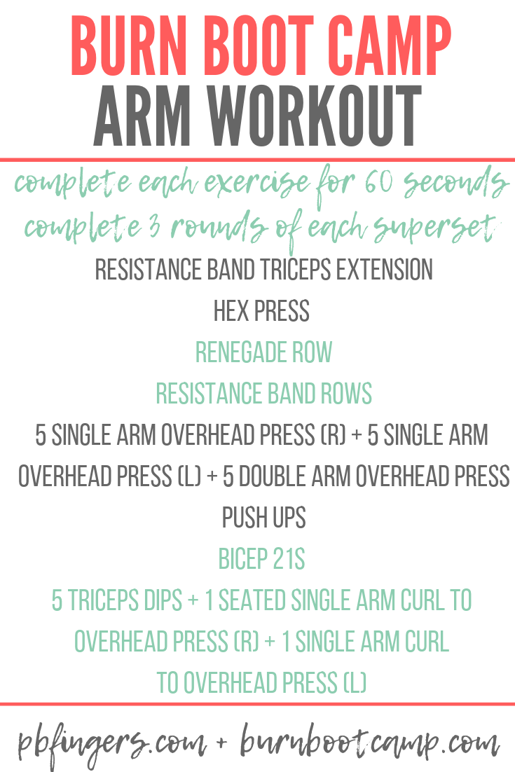 Arm burn workout cheap