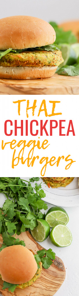 Thai Chickpea Burgers