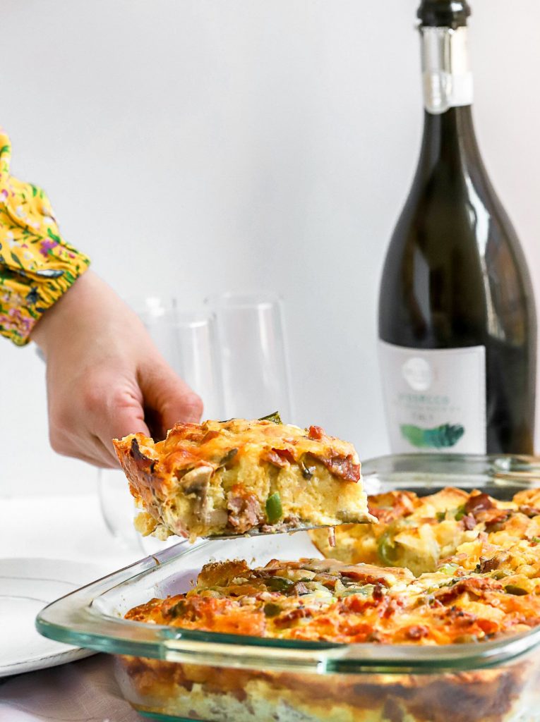 English Muffin Breakfast Casserole