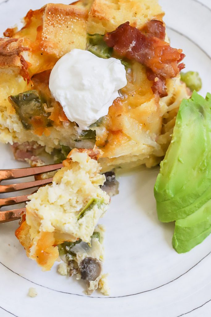 English Muffin Breakfast Casserole