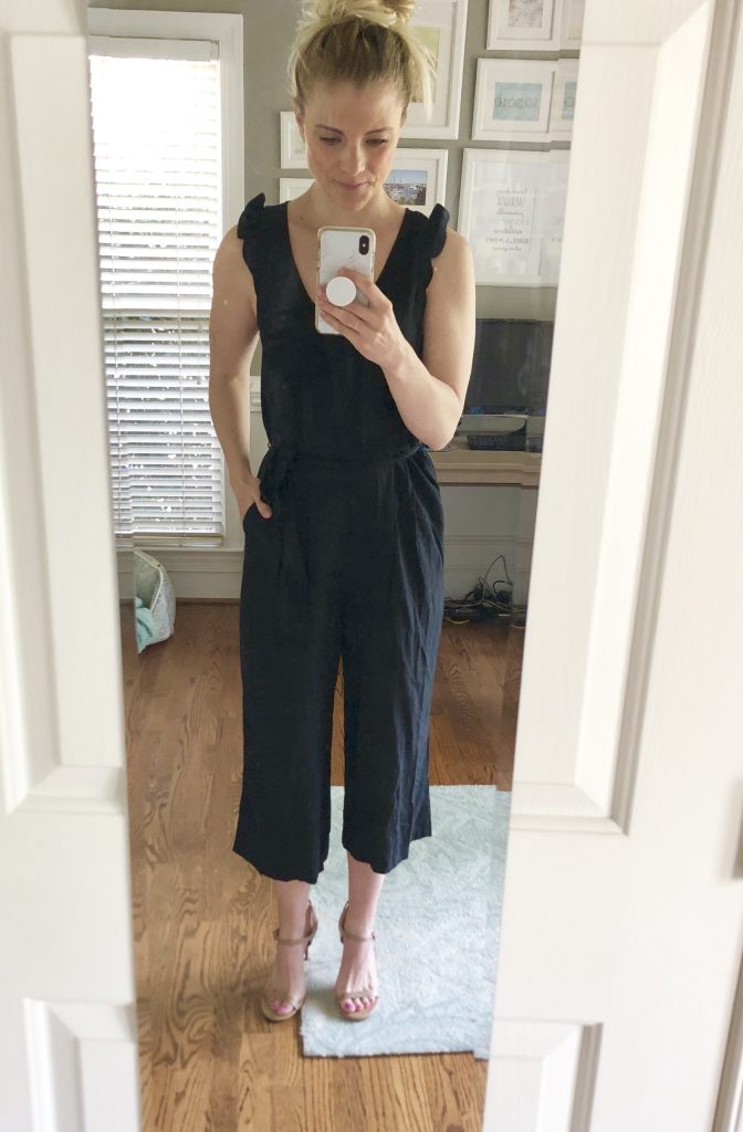 old navy black jumpsuit