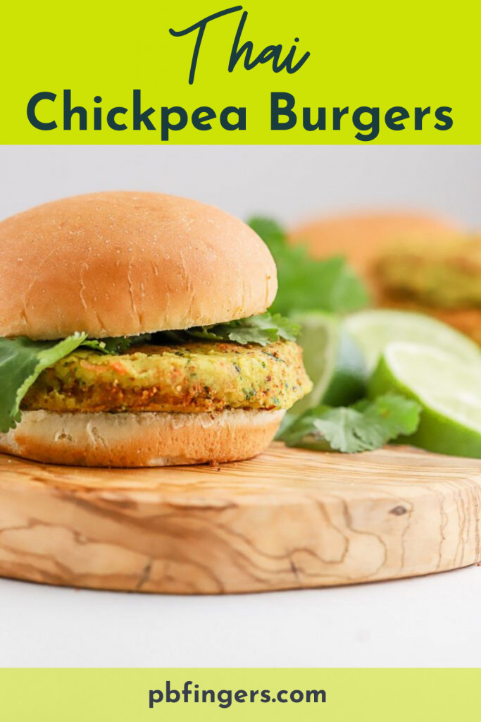 Thai Chickpea Burgers