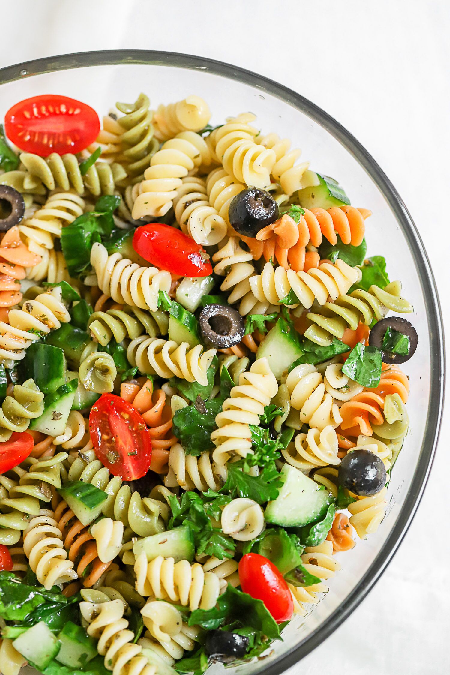 Rotini Pasta Salad With Italian Dressing