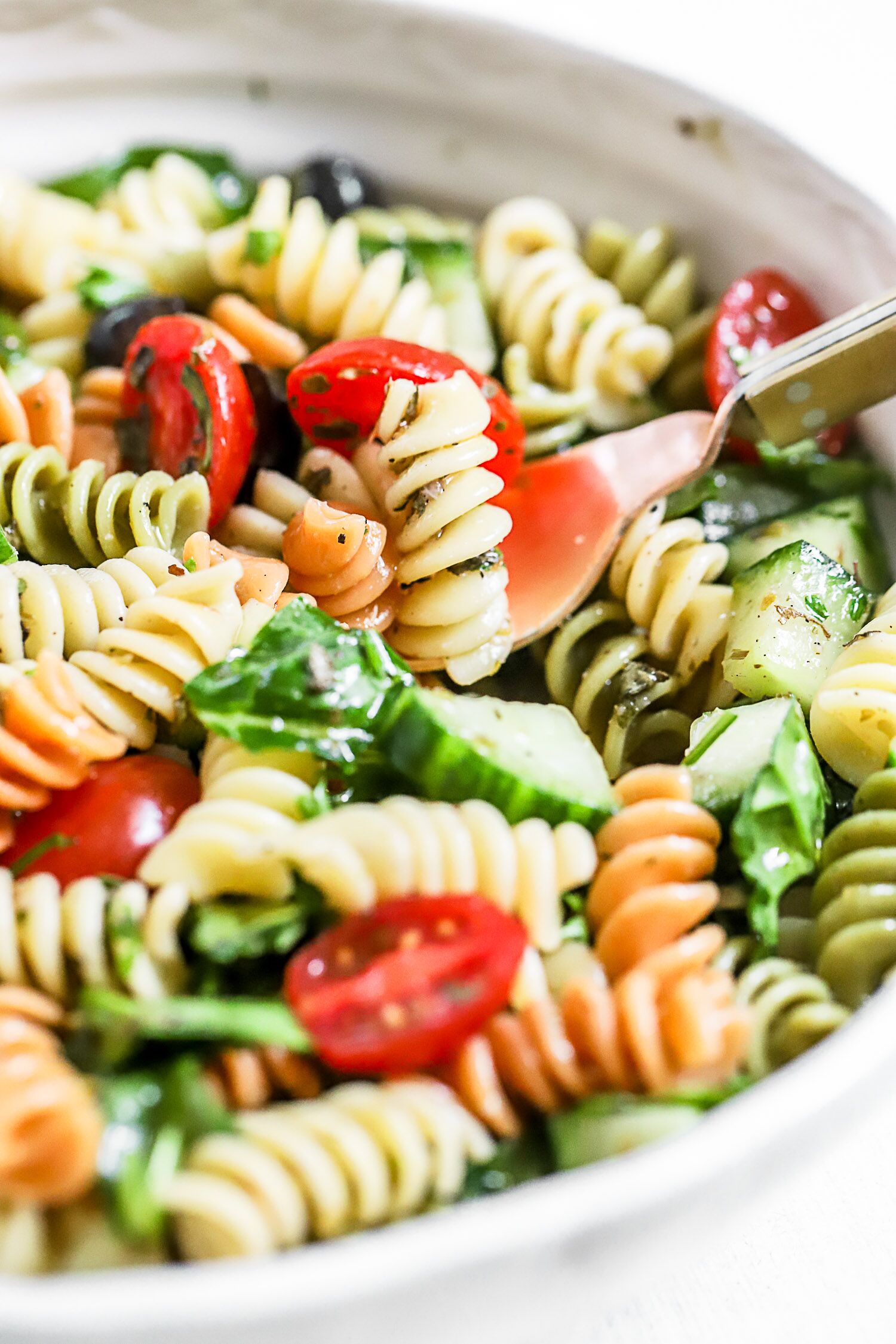 Simple Summer Pasta Salad - Peanut Butter Fingers