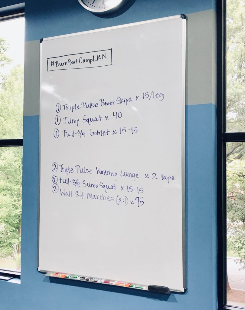 Burn Boot Camp Leg Workout