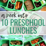10 Preschool Lunch Ideas