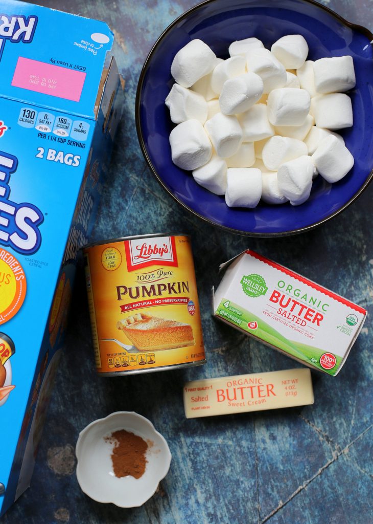 Pumpkin Spice Rice Krispie Treats