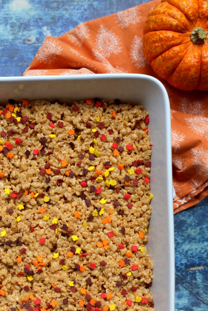 Pumpkin Spice Rice Krispie Treats