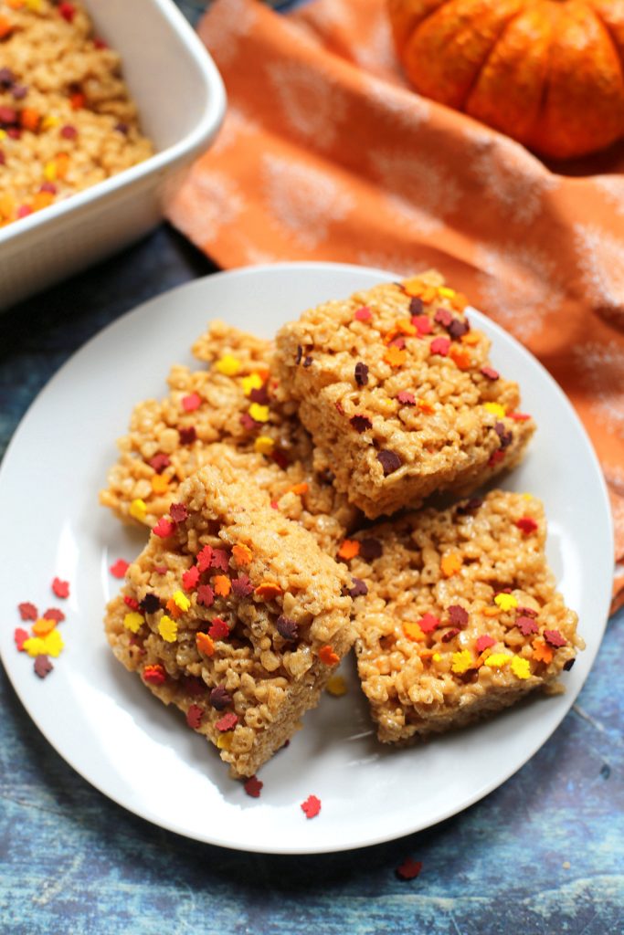 Pumpkin Spice Rice Krispie Treats