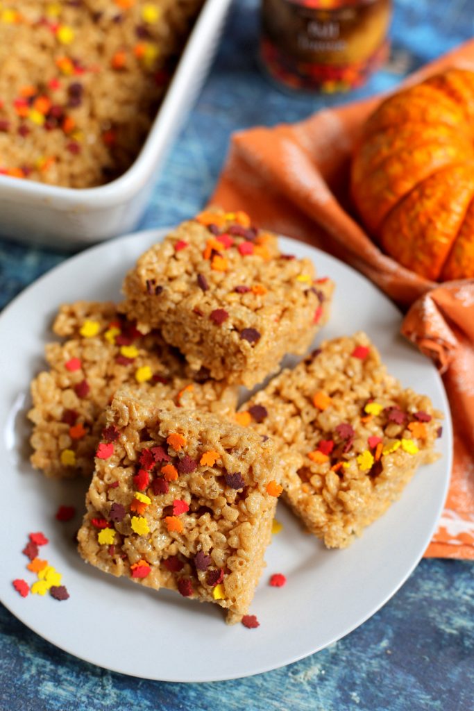 Pumpkin Spice Rice Krispie Treats