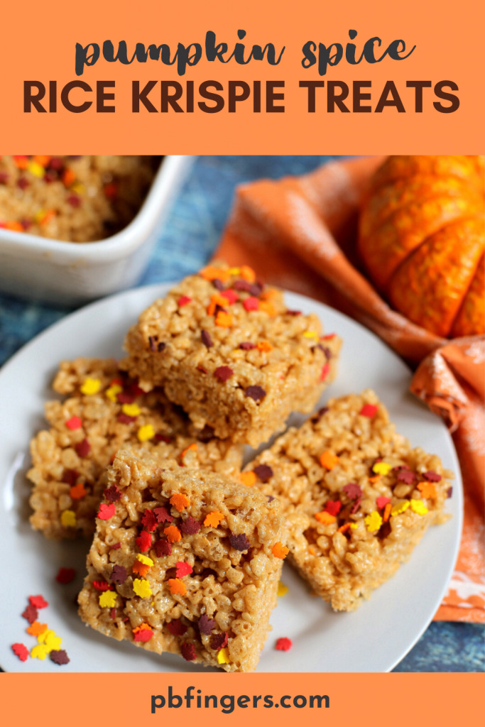 Pumpkin Spice Rice Krispie Treats