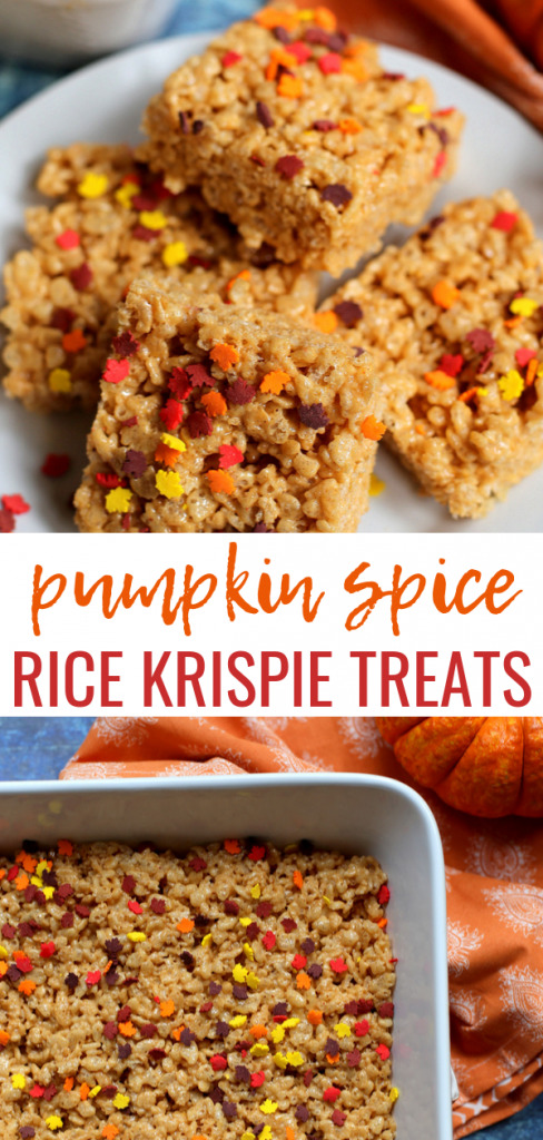Pumpkin Spice Rice Krispie Treats