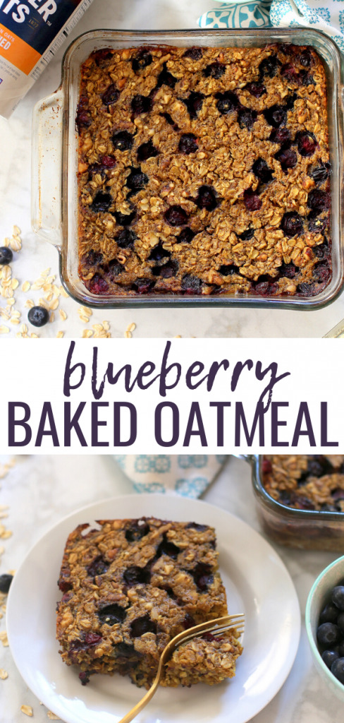 Blueberry Baked Oatmeal