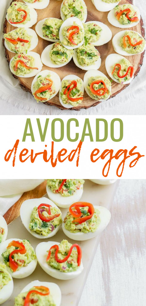 Avocado Deviled Eggs