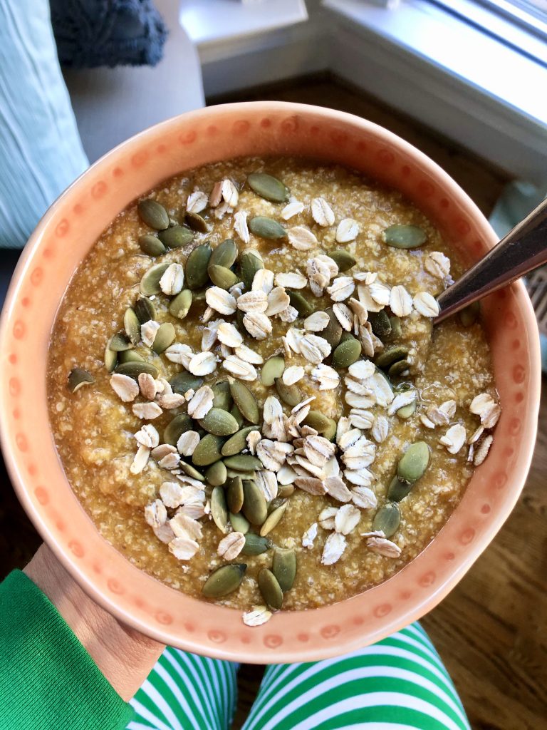 pumpkin paleo oatmeal