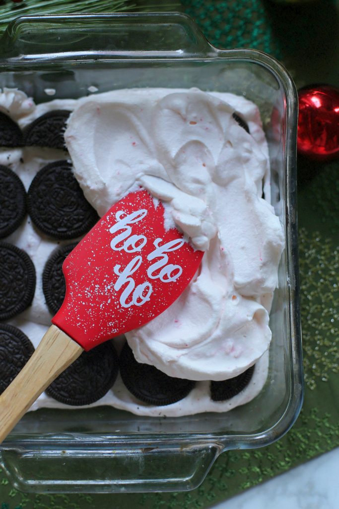 Oreo Peppermint Icebox Cake