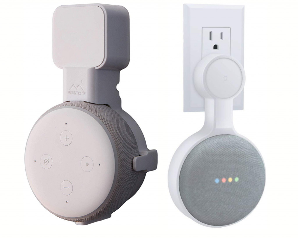 amazon echo dot wall mount google home mini wall mount