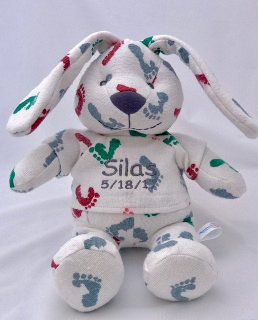blanket with stuffed animal head