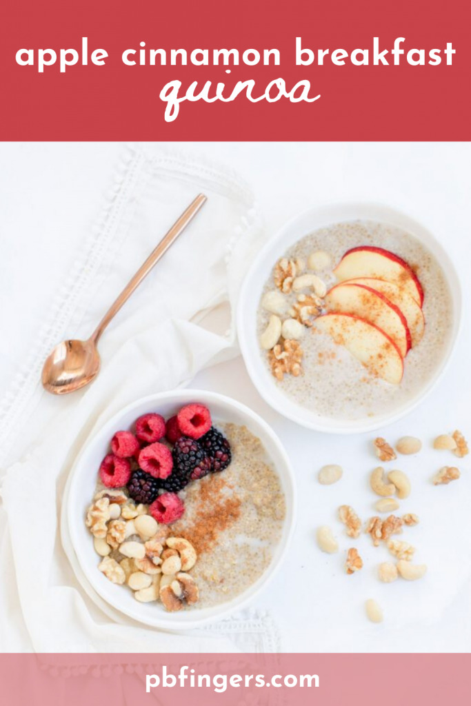Apple Cinnamon Breakfast Quinoa