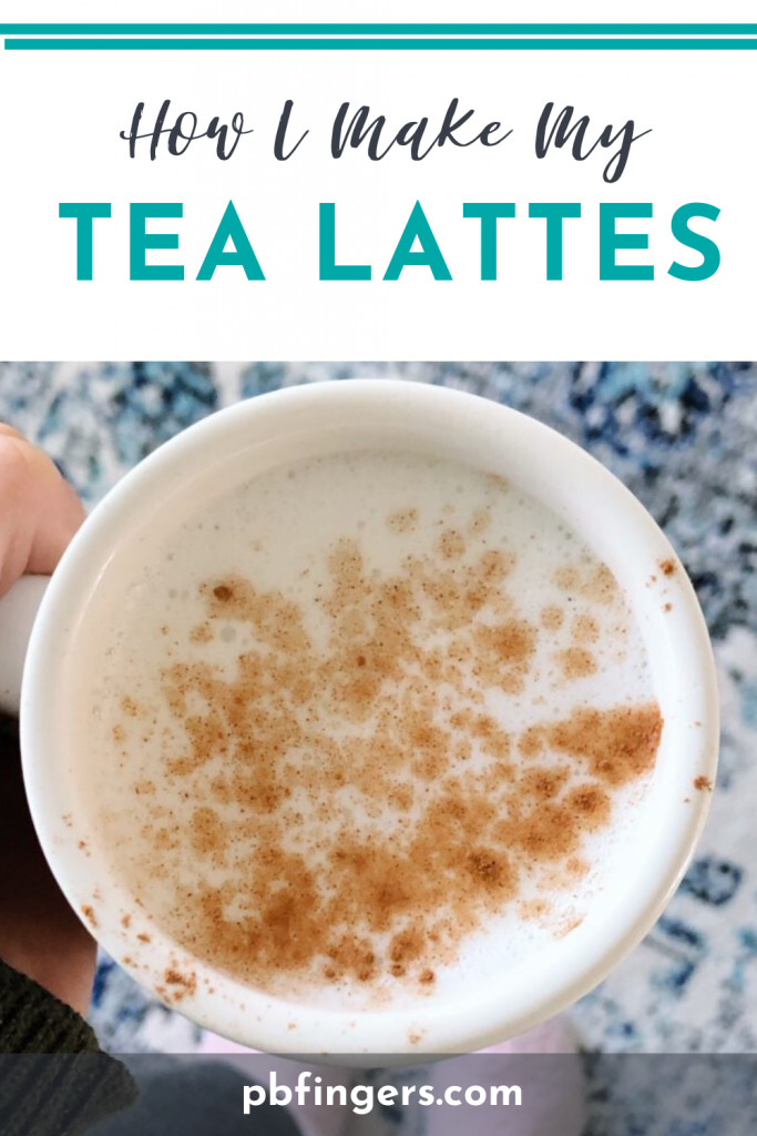 How I Make My Tea Lattes