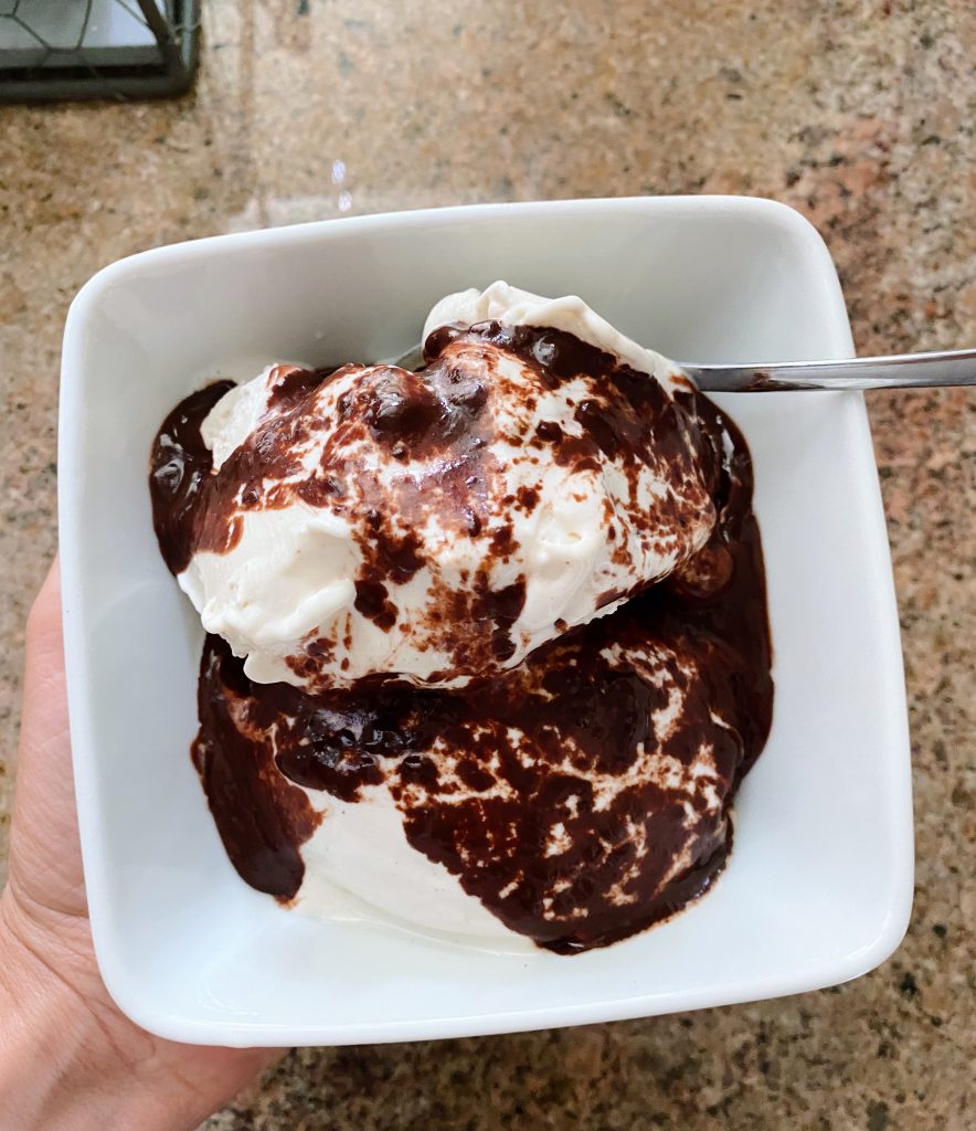two ingredient chocolate sauce