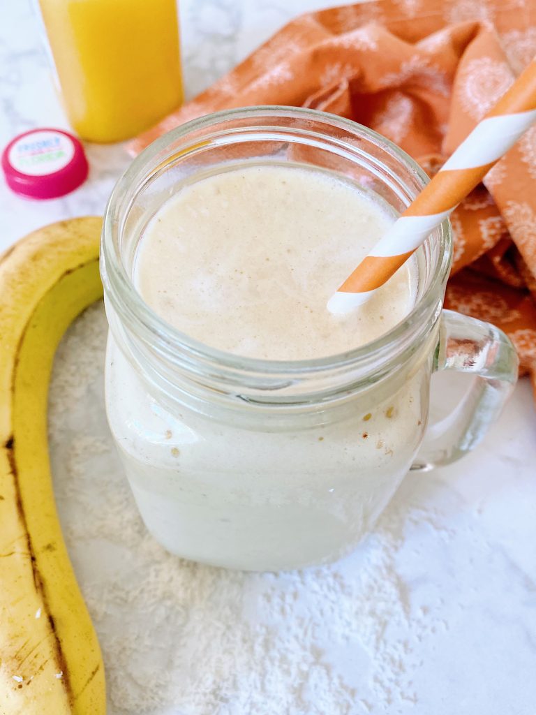 Banana Orange Protein Smoothie